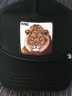 Goorin Bros Black Lion Patch Trucker Hat